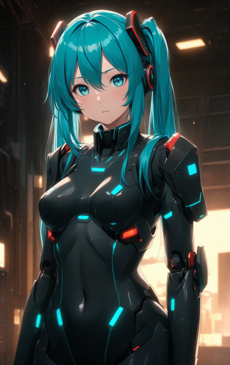 31073034-2067885439-masterpiece, best quality, hatsune miku, (mecha suit_0.8), tight suit, upper body, closed mouth, looking at viewer, arms behind.png